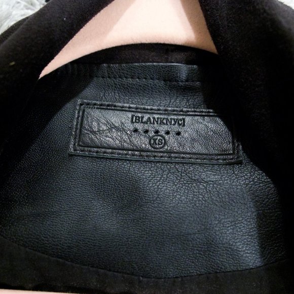 Vegan Leather Blank NYC DRAPED LEATHER JACKET - Picture 4 of 10